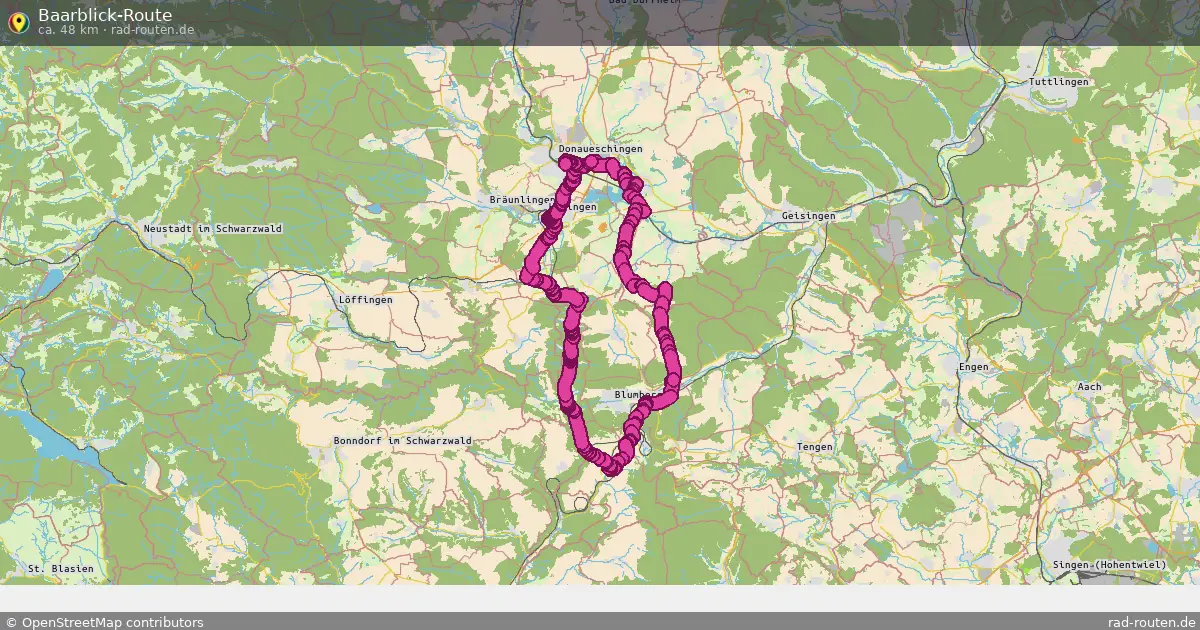 Baarblick-Route – Fernradroute auf Rad-Routen.de
