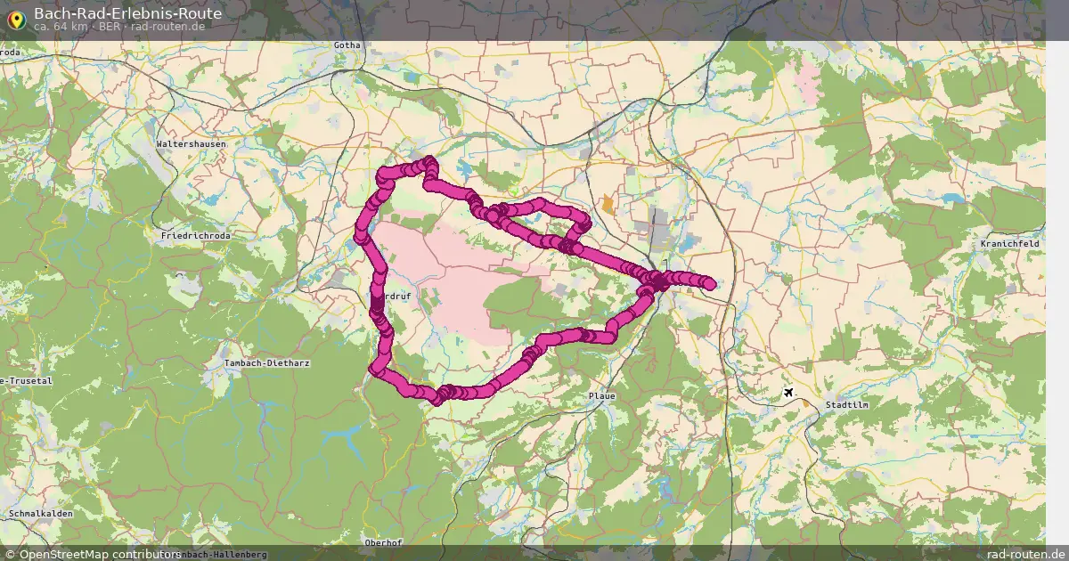 Bach-Rad-Erlebnis-Route (BER) – Fernradroute auf Rad-Routen.de