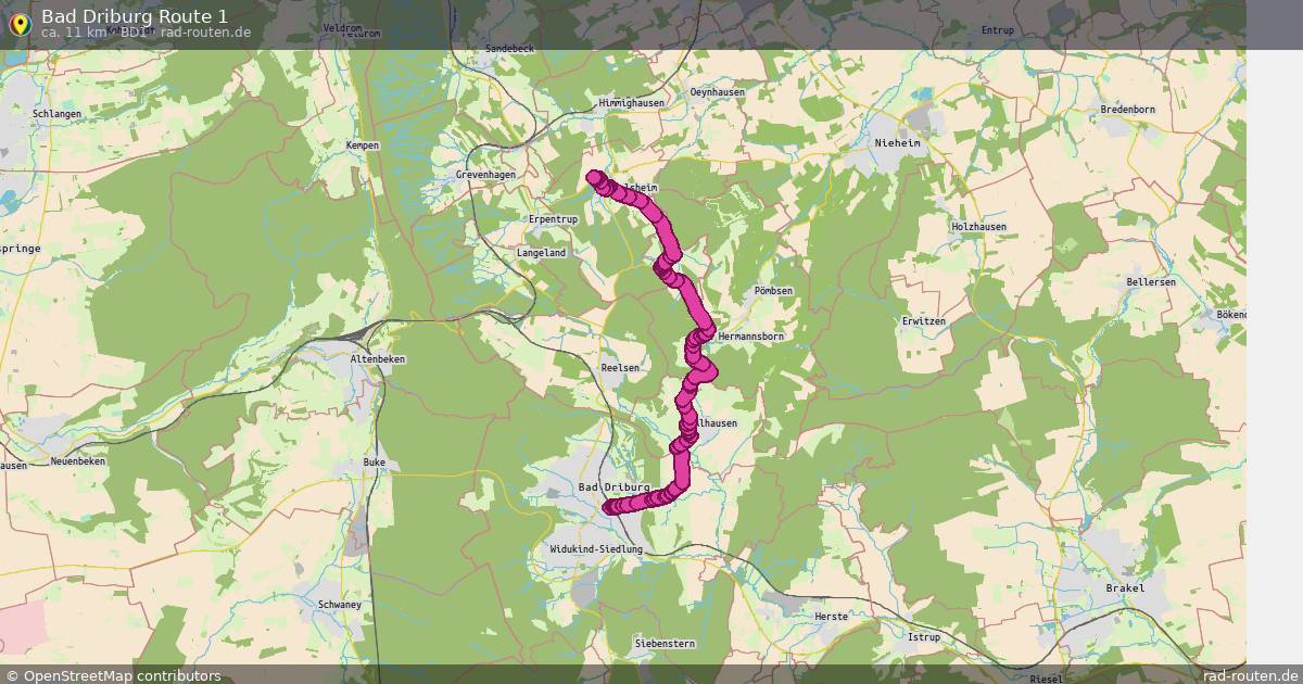 Bad Driburg Route 1