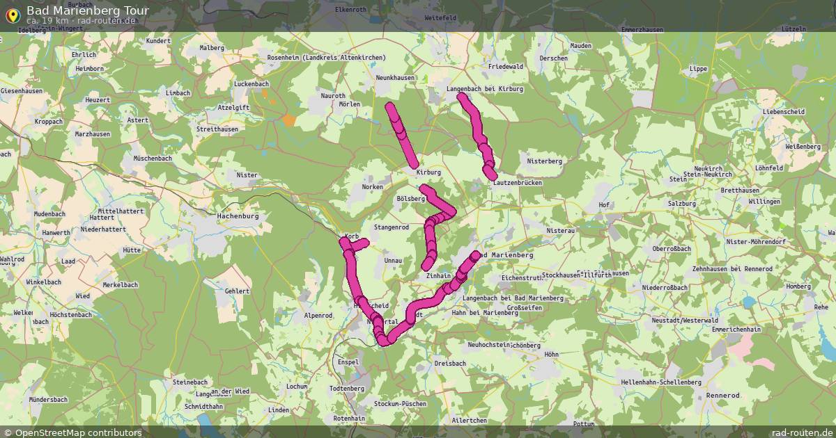 Bad Marienberg Tour – Fernradroute auf Rad-Routen.de