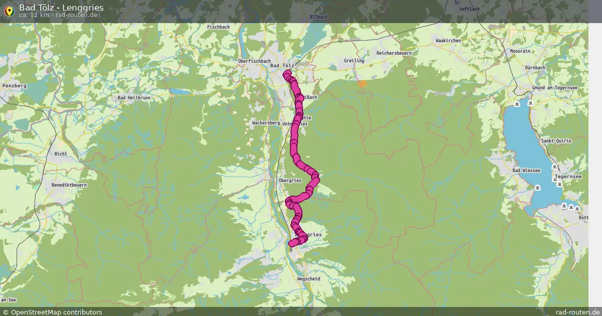 Bad Tölz - Lenggries – Fernradroute auf Rad-Routen.de