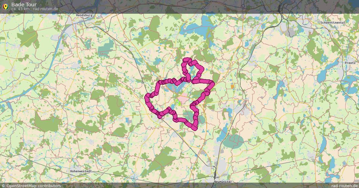 Bade Tour – Fernradroute auf Rad-Routen.de