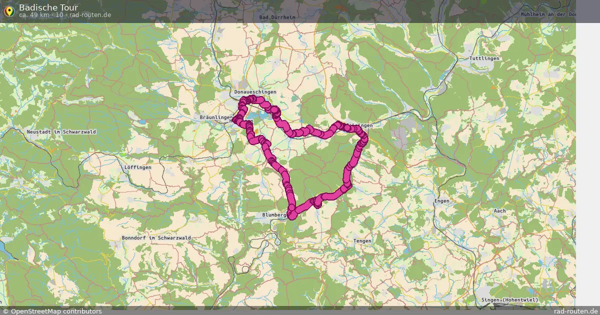 Badische Tour (10) – Fernradroute auf Rad-Routen.de