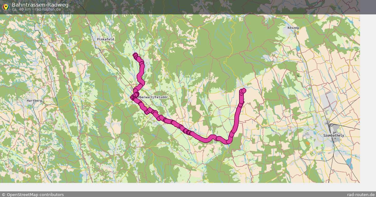 Bahntrassen-Radweg – Fernradroute auf Rad-Routen.de