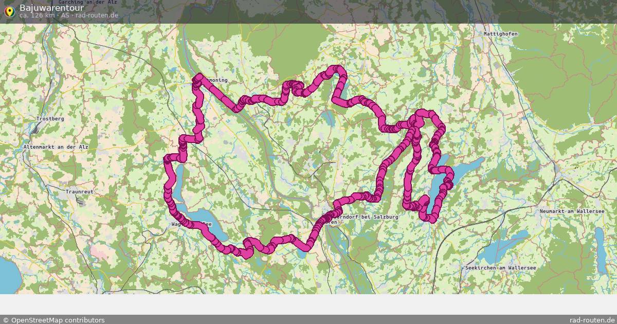 Bajuwarentour (AS) – Fernradroute auf Rad-Routen.de