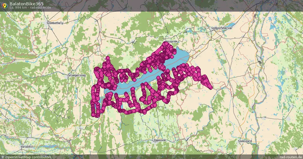 BalatonBike365 – Fernradroute auf Rad-Routen.de