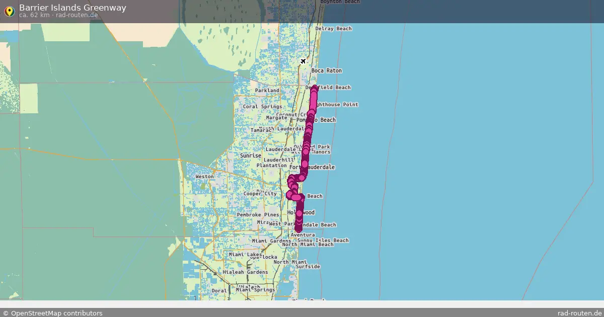 Barrier Islands Greenway – Fernradroute auf Rad-Routen.de