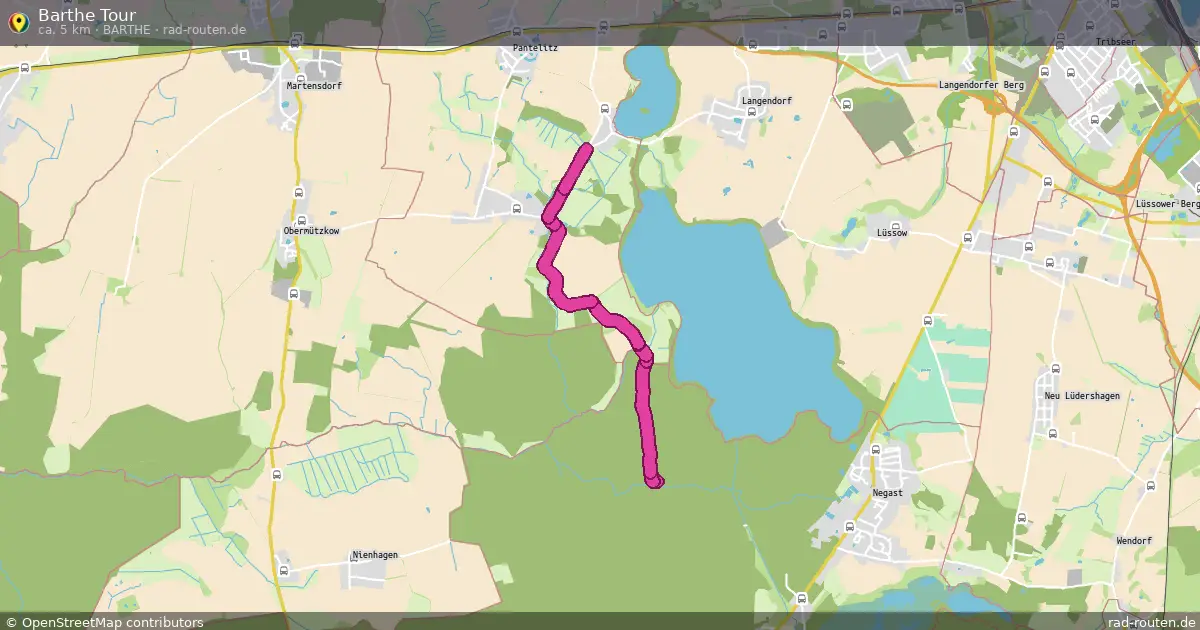 Barthe Tour (Barthe) – Fernradroute auf Rad-Routen.de