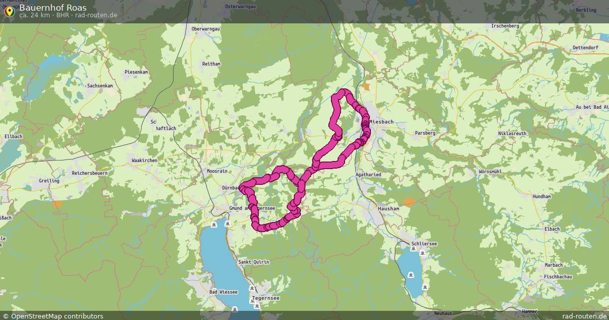 Bauernhof Roas (BHR) – Fernradroute auf Rad-Routen.de