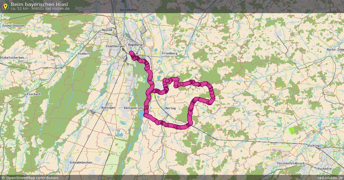 Beim bayerischen Hiasl (Hiasl) – Fernradroute auf Rad-Routen.de