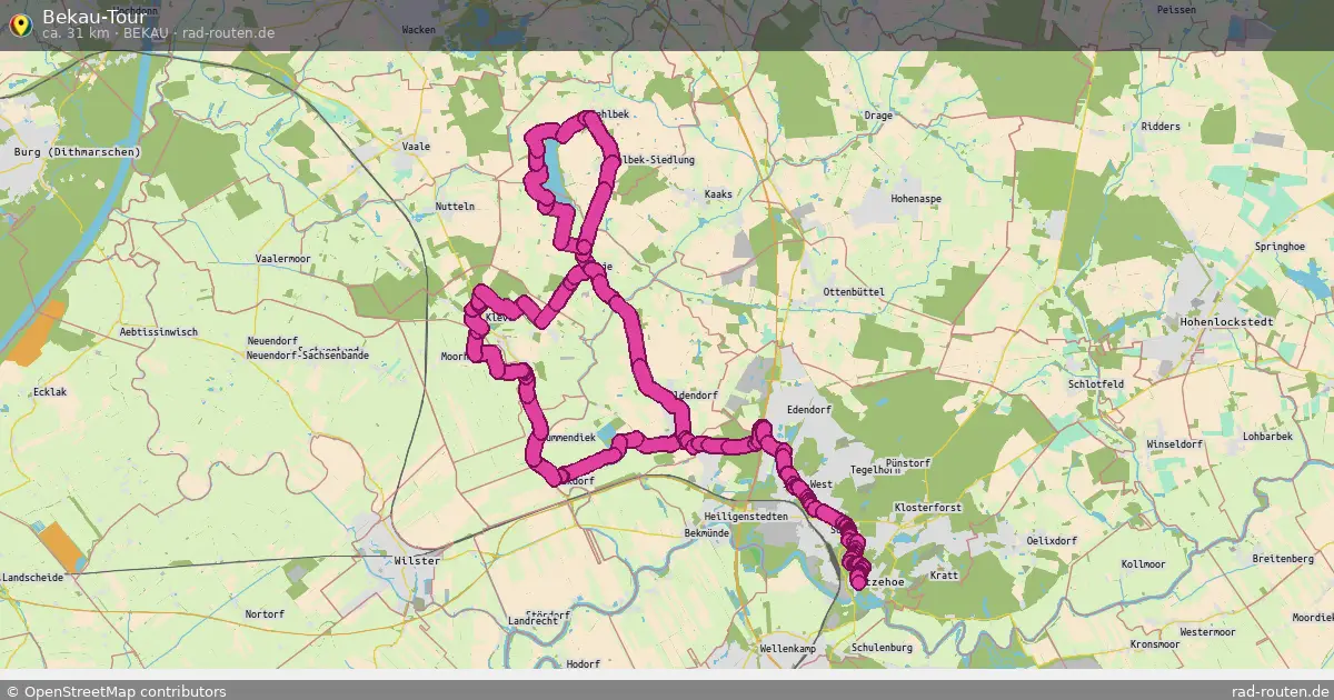 Bekau-Tour (Bekau) – Fernradroute auf Rad-Routen.de