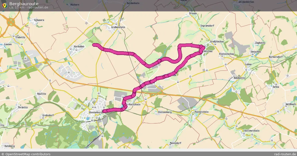 Bergbauroute – Fernradroute auf Rad-Routen.de