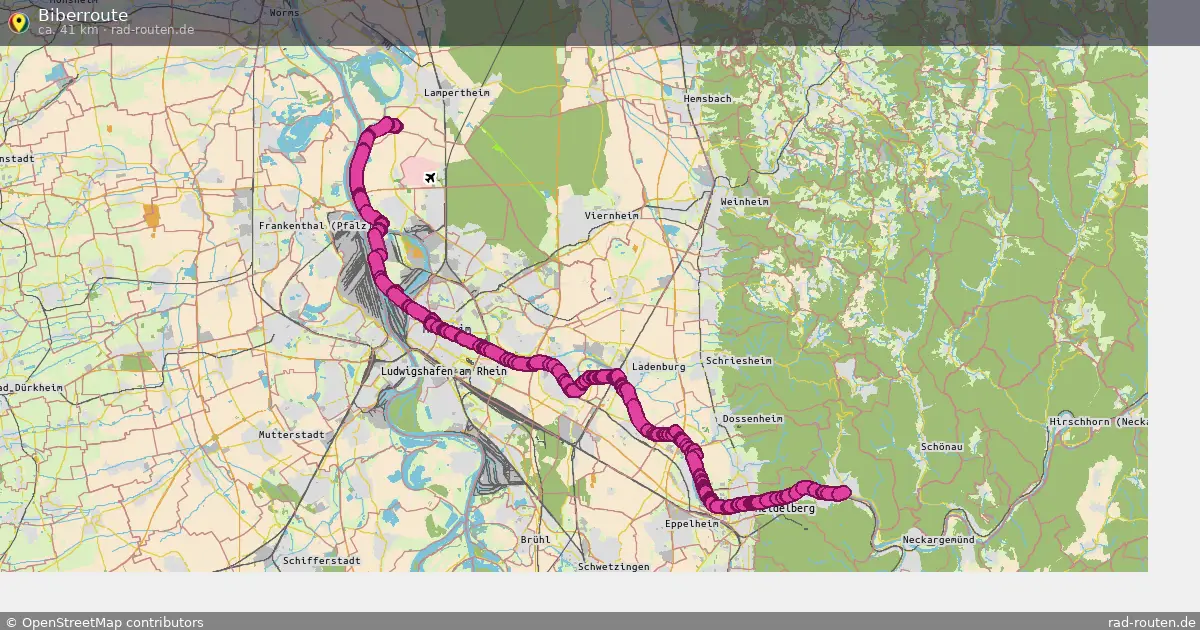 Biberroute – Fernradroute auf Rad-Routen.de