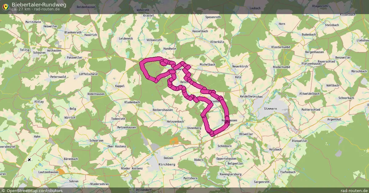 Biebertaler-Rundweg – Fernradroute auf Rad-Routen.de