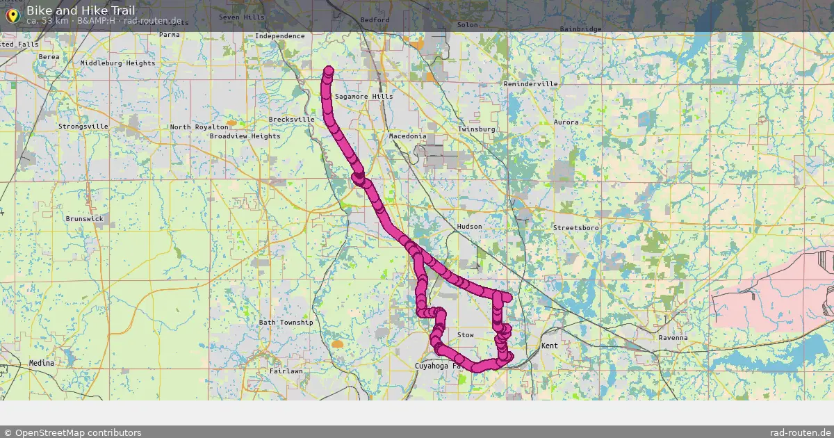 Bike and Hike Trail (B&amp;H) – Fernradroute auf Rad-Routen.de