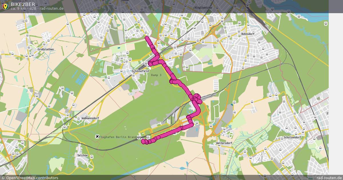 BIKE2BER (B2B) – Fernradroute auf Rad-Routen.de