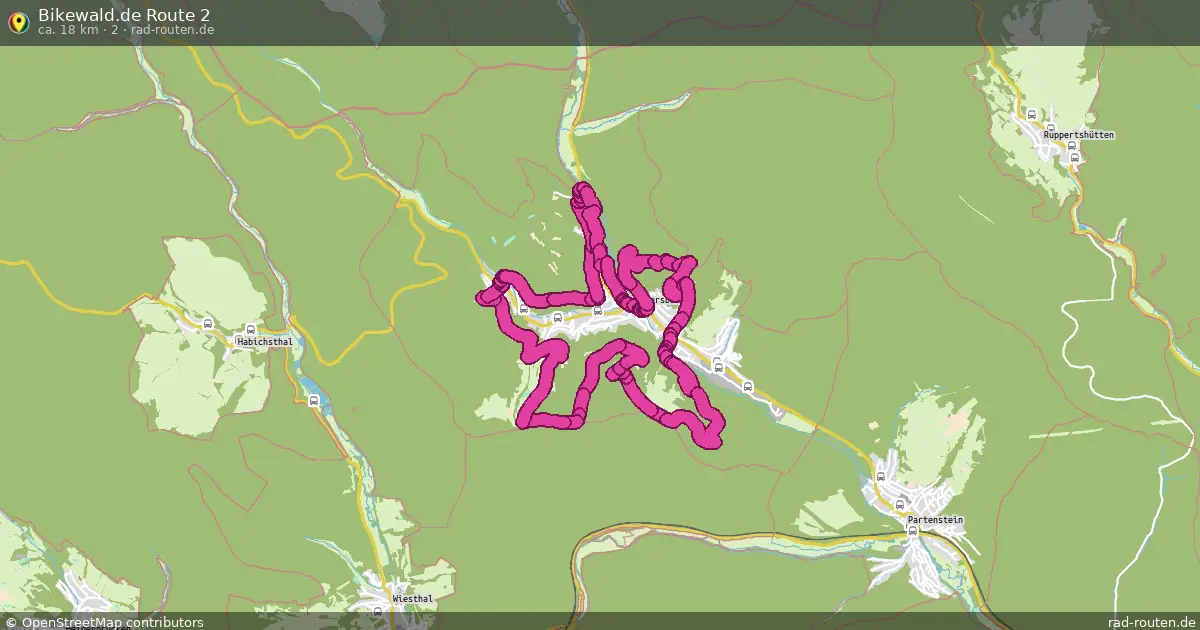 Bikewald.de Route 2 (2) – Fernradroute auf Rad-Routen.de