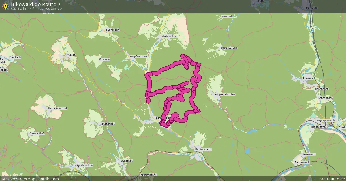 Bikewald.de Route 7 (7) – Fernradroute auf Rad-Routen.de