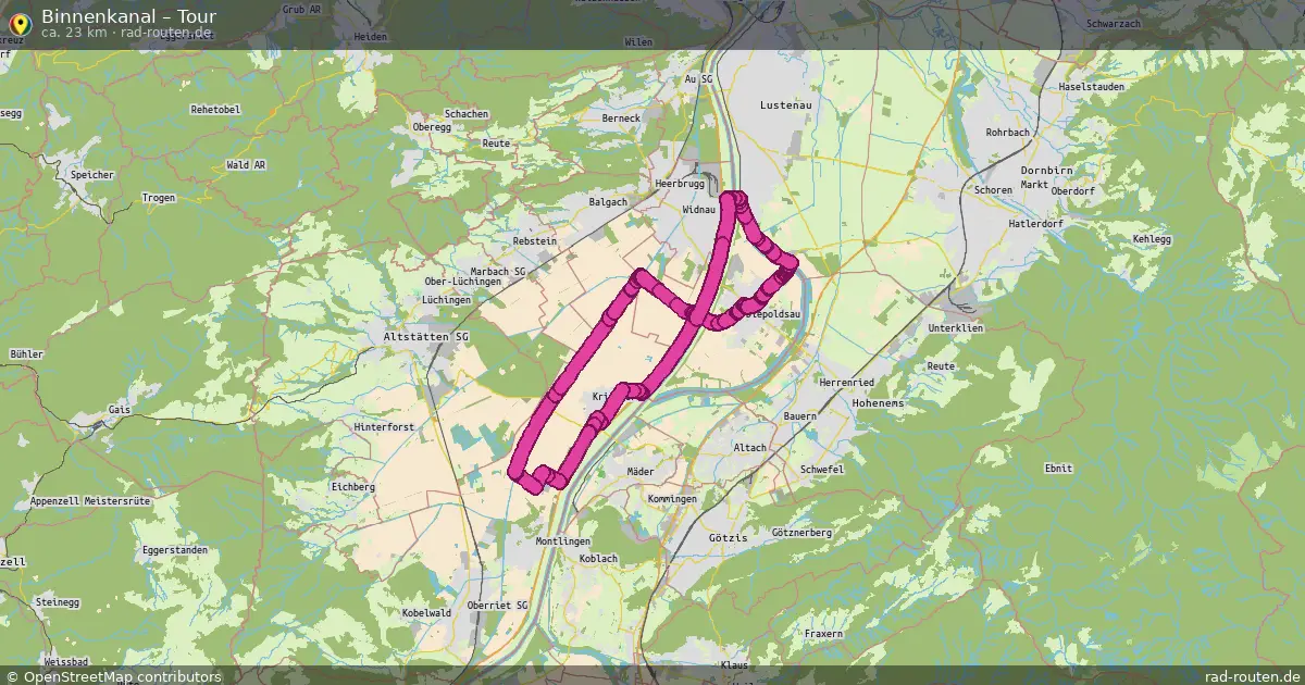 Binnenkanal – Tour