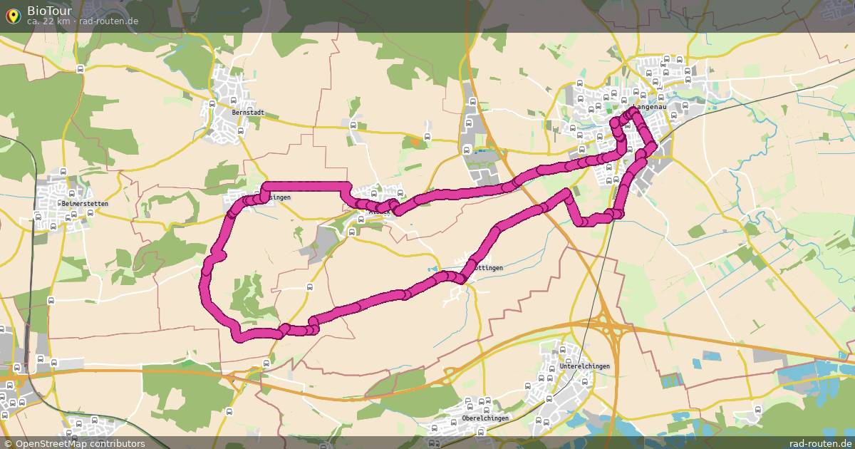 BioTour – Fernradroute auf Rad-Routen.de