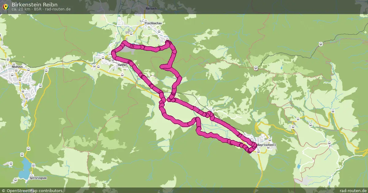 Birkenstein Reibn (BSR) – Fernradroute auf Rad-Routen.de