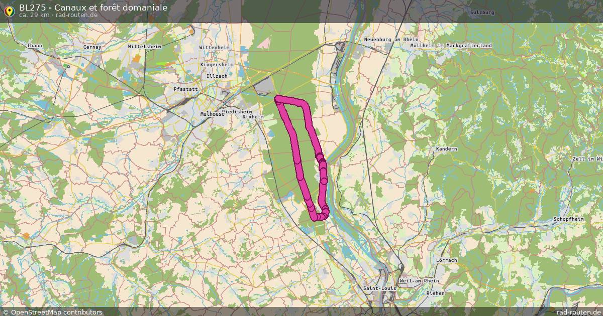BL275 - Canaux et forêt domaniale – Fernradroute auf Rad-Routen.de