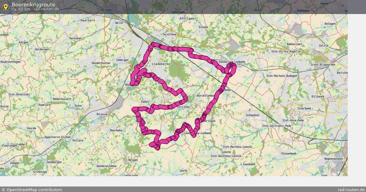 Boerenkrijgroute – Fernradroute auf Rad-Routen.de