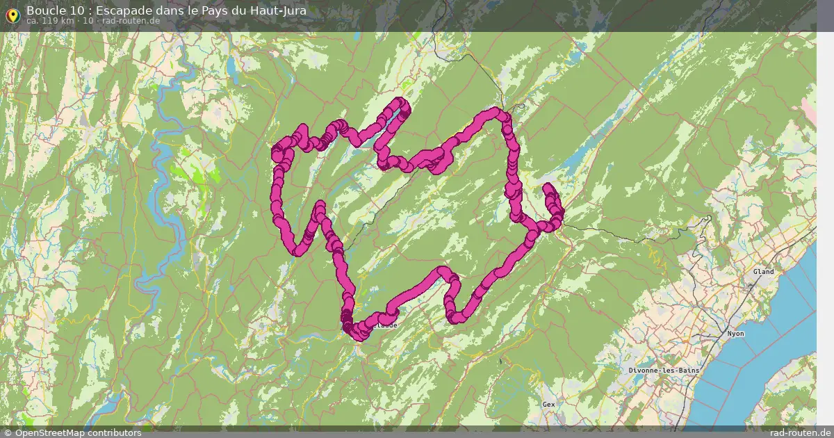 Boucle 10 : Escapade dans le Pays du Haut-Jura