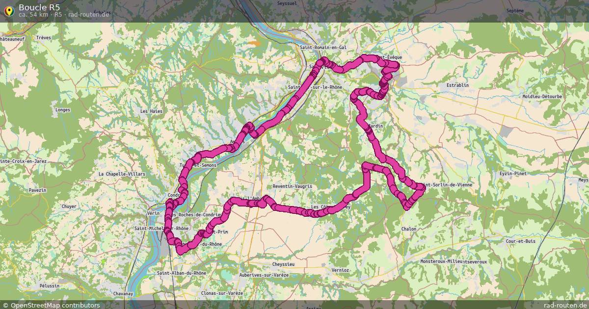 Boucle R5 (R5) – Fernradroute auf Rad-Routen.de