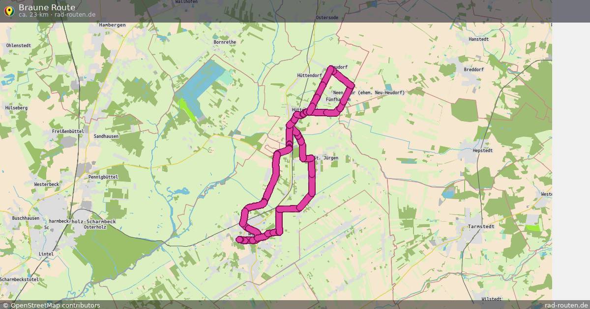 Braune Route – Fernradroute auf Rad-Routen.de