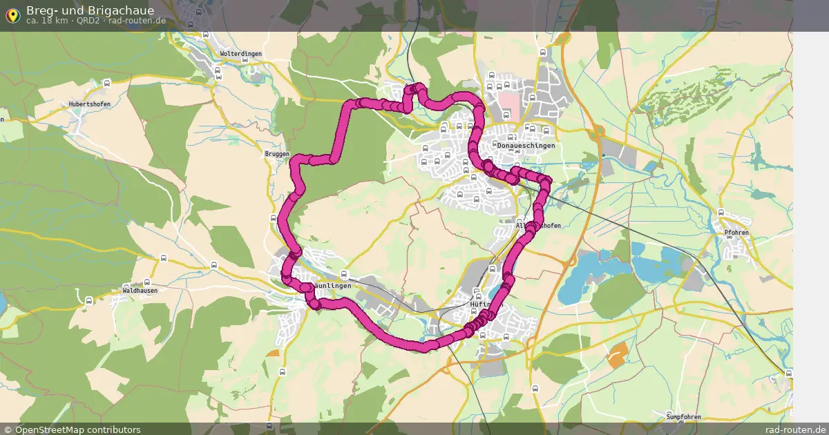 Breg- und Brigachaue (QRD2) – Fernradroute auf Rad-Routen.de