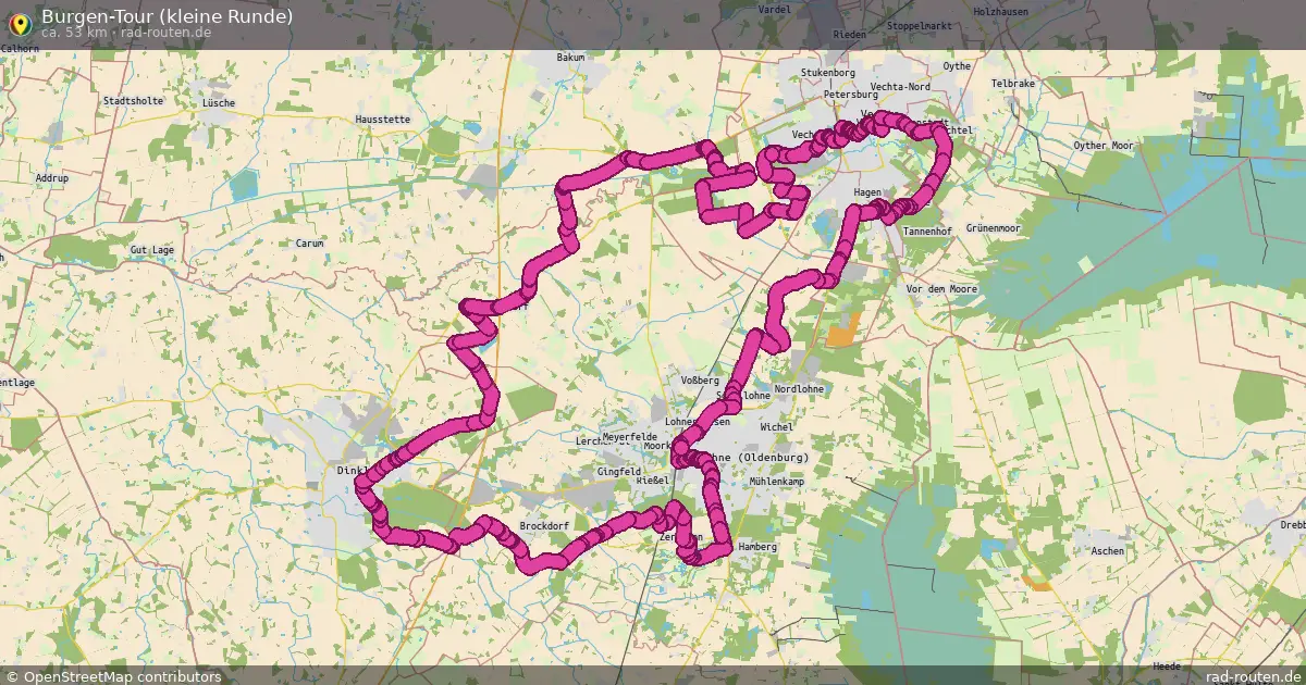 Burgen-Tour (kleine Runde)