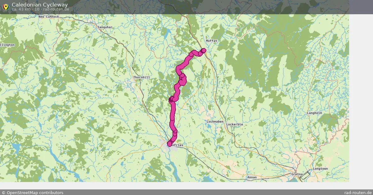 Caledonian Cycleway (10) – Fernradroute auf Rad-Routen.de