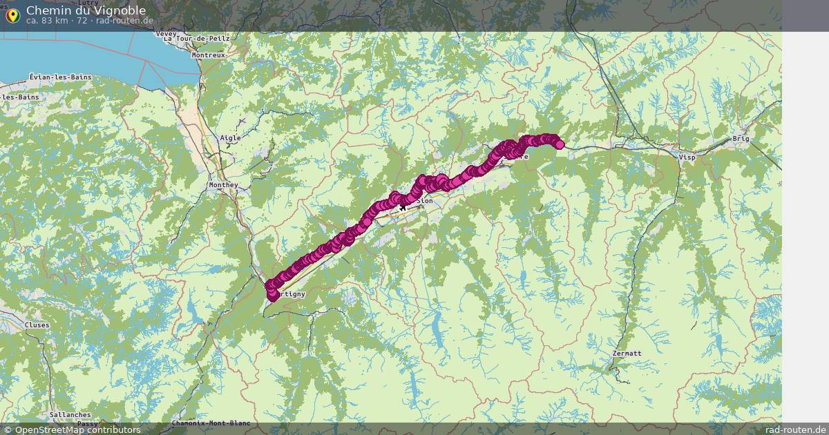 Chemin du Vignoble (72) – Fernradroute auf Rad-Routen.de