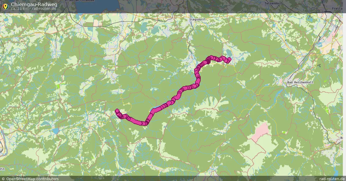 Chiemgau-Radweg – Fernradroute auf Rad-Routen.de