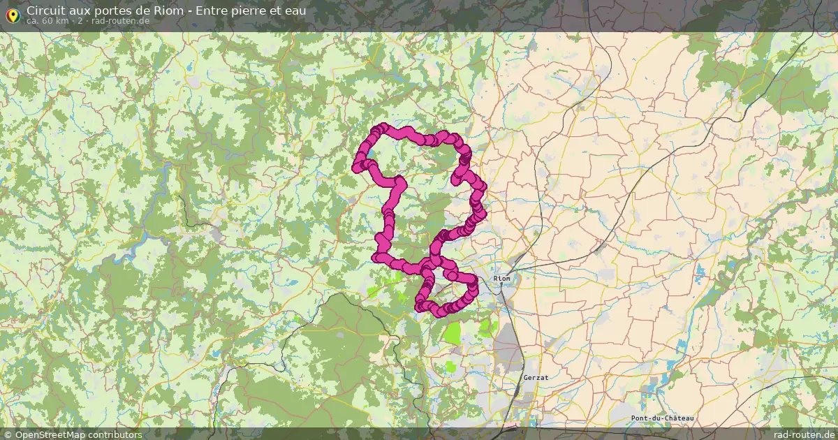 Circuit aux portes de Riom - Entre pierre et eau