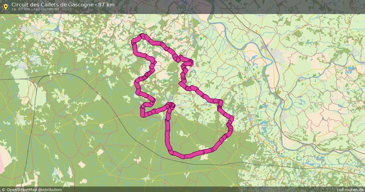 Circuit des Cadets de Gascogne - 87 km