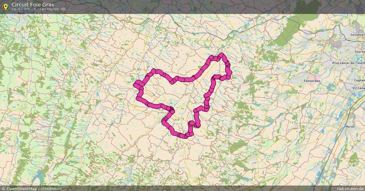 Circuit Foie Gras (6) – Fernradroute auf Rad-Routen.de