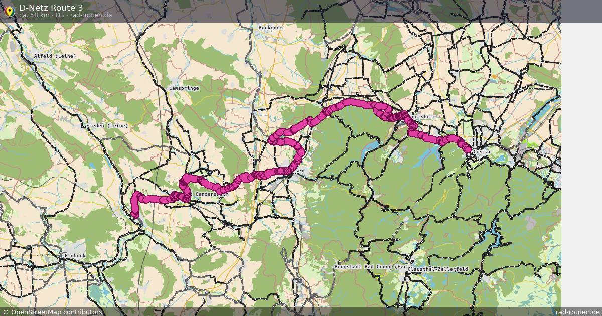 D-Netz Route 3 (D3) – Fernradroute auf Rad-Routen.de