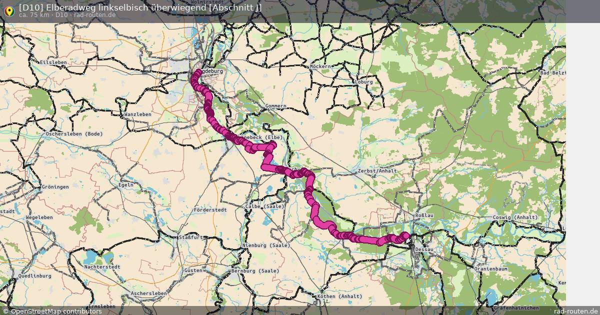 [D10] Elberadweg linkselbisch überwiegend [Abschnitt J]