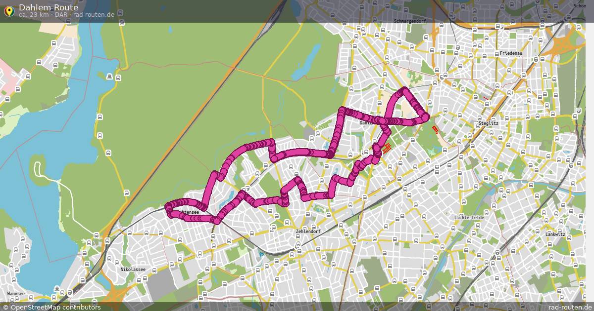 Dahlem Route (DAR) – Fernradroute auf Rad-Routen.de