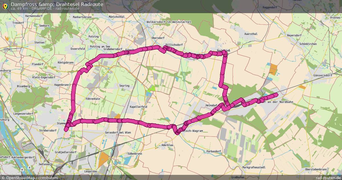 Dampfross &amp; Drahtesel Radroute (DR&amp;DE) – Fernradroute auf Rad-Routen.de