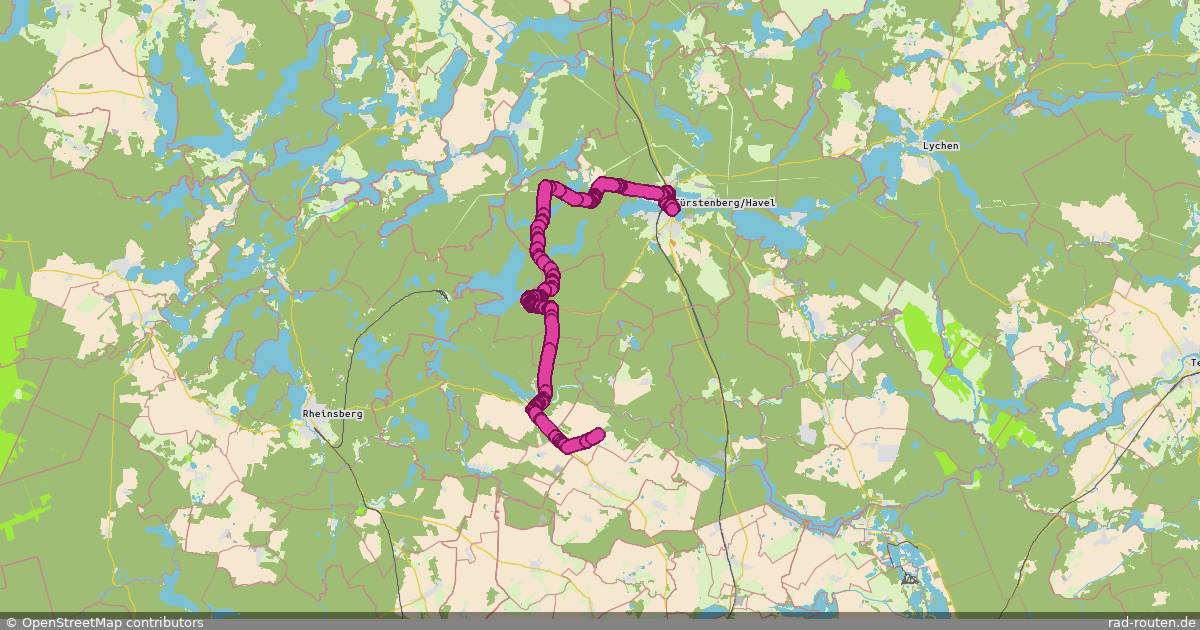DE:BB:Fürstenberg 3 – Fernradroute auf Rad-Routen.de