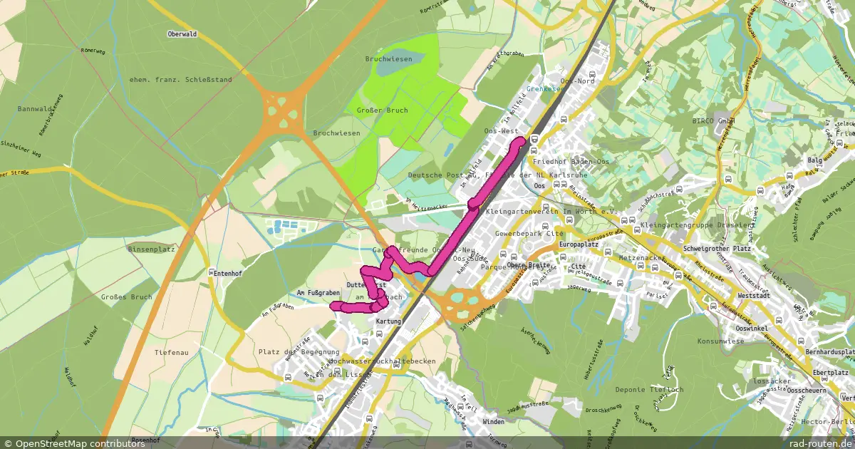 DE:BW:BAD;DE:BW:RA – Fernradroute auf Rad-Routen.de