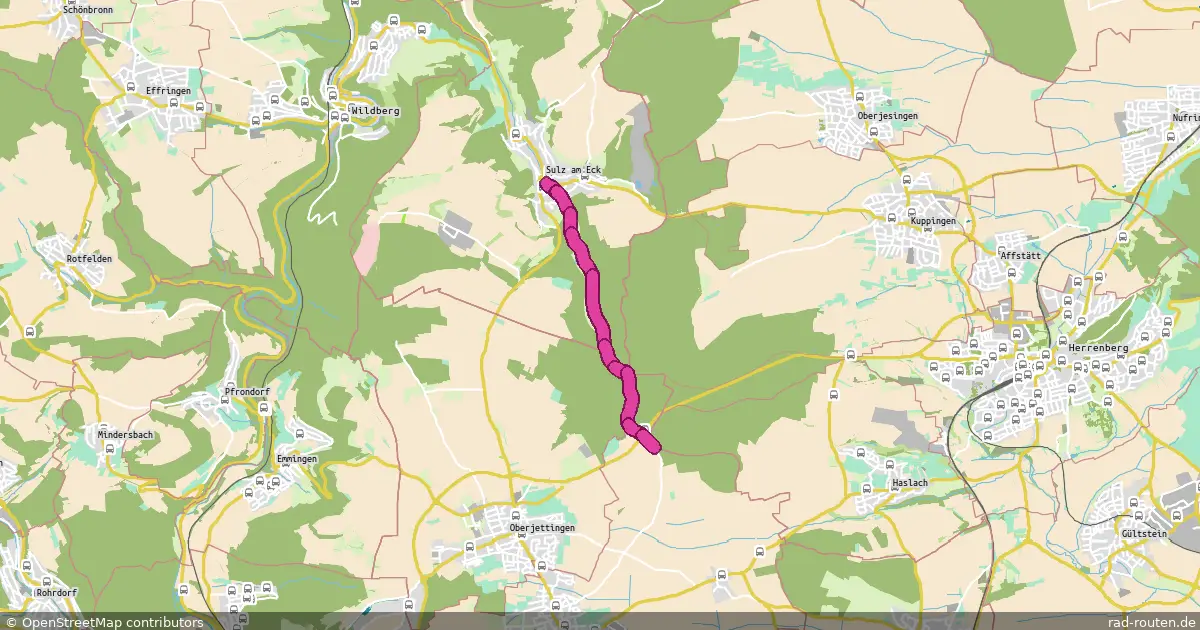 DE:BW:BB;DE:BW:CW – Fernradroute auf Rad-Routen.de