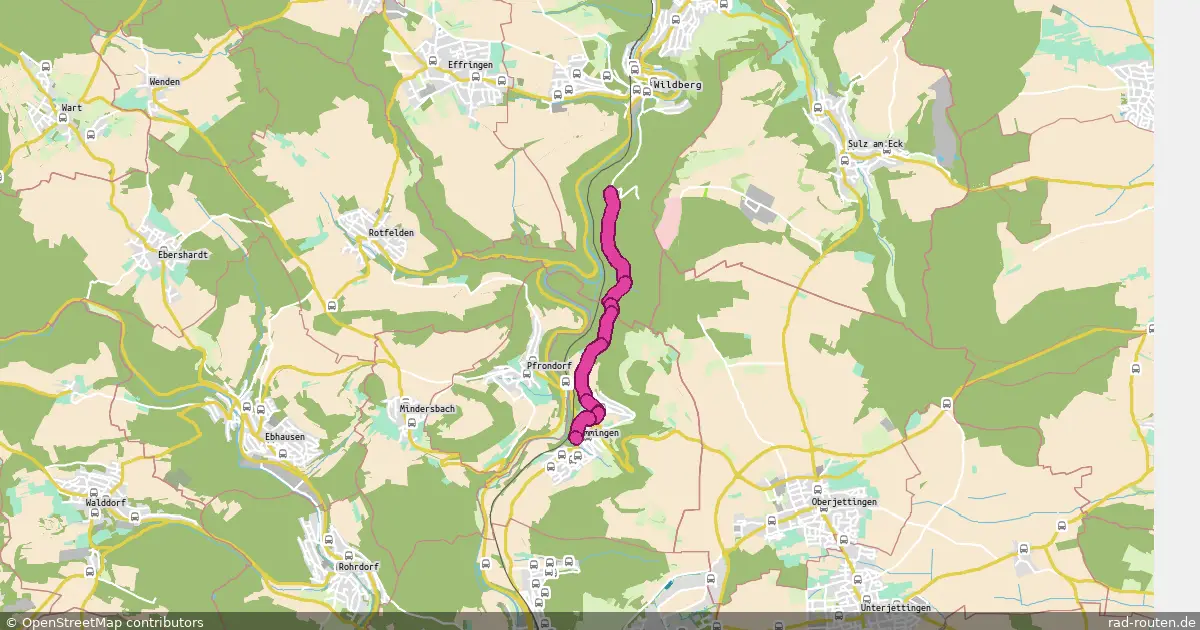 DE:BW:CW – Fernradroute auf Rad-Routen.de