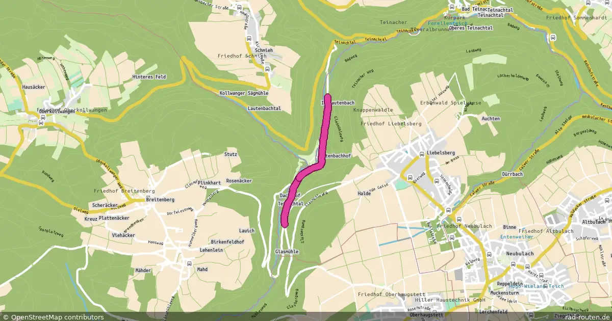 DE:BW:CW – Fernradroute auf Rad-Routen.de