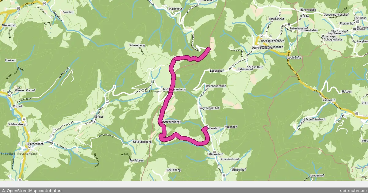 DE:BW:EM – von Hohe Eck nach Siegelau Stefanshof – Fernradroute auf Rad-Routen.de