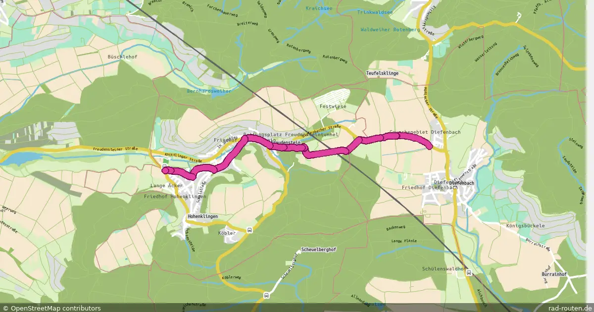 DE:BW:ENZ – Fernradroute auf Rad-Routen.de
