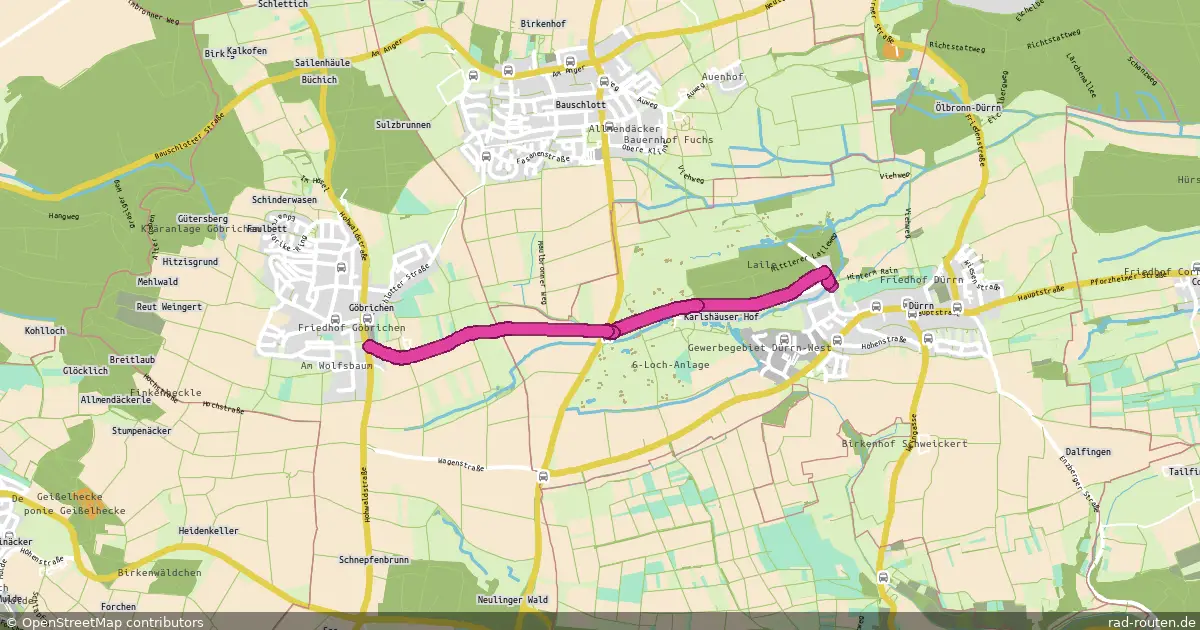 DE:BW:ENZ – Fernradroute auf Rad-Routen.de